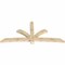 Ekena Millwork Davenport Rough Sawn Timber Gable Bracket, Douglas Fir, 108"W x 49"H x 4"D x 6"F, 11/12 Pitch GBW108X49X0406DAV00RDF - alternate 5